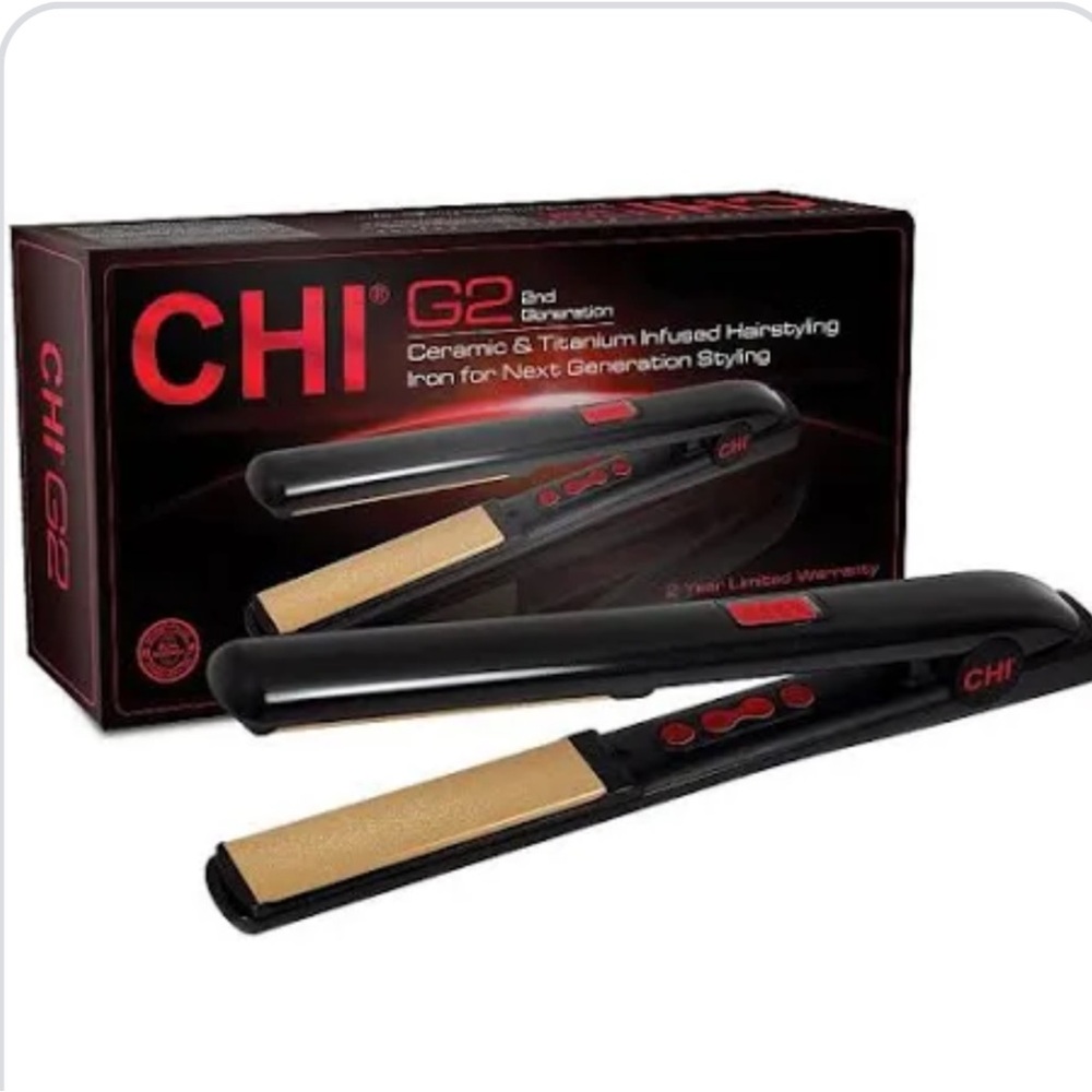 CHI PRO G2 Digital Titanium Infused Ceramic 1" Straightening Hairstyling Iron